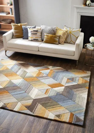 Harlequin Arccos Ochre 040206 by Harlequin, a Contemporary Rugs for sale on Style Sourcebook
