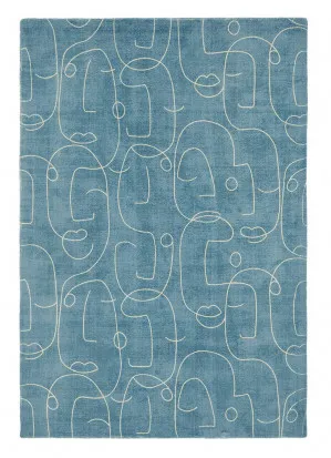 Scion Epsilon Teal 023808 by Scion, a Contemporary Rugs for sale on Style Sourcebook