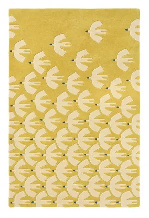 Scion Pajaro Ochre 23906 by Scion, a Contemporary Rugs for sale on Style Sourcebook
