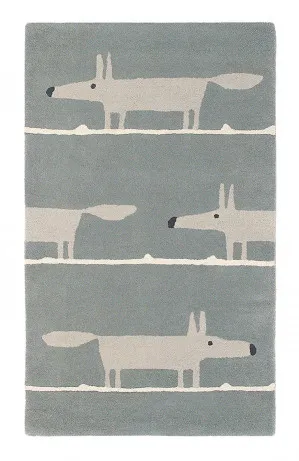 Scion Mr Fox Silver 25304 by Scion, a Kids Rugs for sale on Style Sourcebook