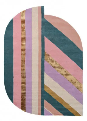 Ted Baker Jardin Pink Oval 160902 by Ted Baker, a Contemporary Rugs for sale on Style Sourcebook