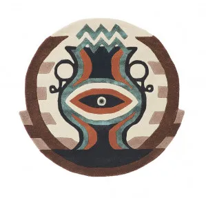 Ted Baker Zodiac Aquarius Round 162105 by Ted Baker, a Contemporary Rugs for sale on Style Sourcebook