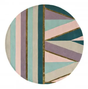 Ted Baker Sahara Pink 56102 Round by Ted Baker, a Contemporary Rugs for sale on Style Sourcebook