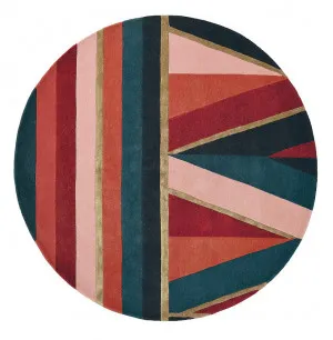 Ted Baker Sahara Burgundy 56105 Round by Ted Baker, a Contemporary Rugs for sale on Style Sourcebook