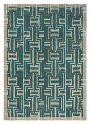 Ted Baker Kinmo Green 56807 by Ted Baker, a Contemporary Rugs for sale on Style Sourcebook