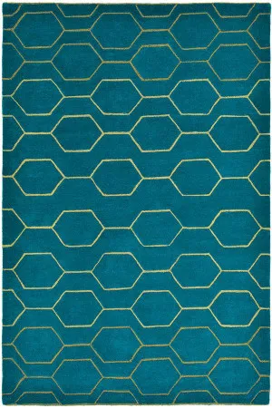 Wedgwood Arris Teal by Wedgwood, a Contemporary Rugs for sale on Style Sourcebook