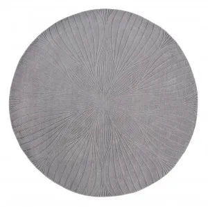 Wedgwood Folia Grey 38305 Round by Wedgwood, a Contemporary Rugs for sale on Style Sourcebook