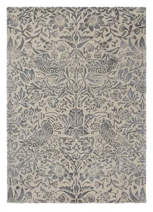 Pure Strawberry Thief Ink 028105 by Morris & Co, a Contemporary Rugs for sale on Style Sourcebook