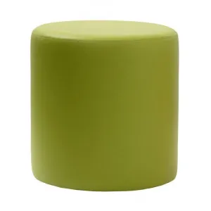 Durafurn Commercial Grade Vinyl Round Ottoman, European Made, Green by Durafurn, a Ottomans for sale on Style Sourcebook