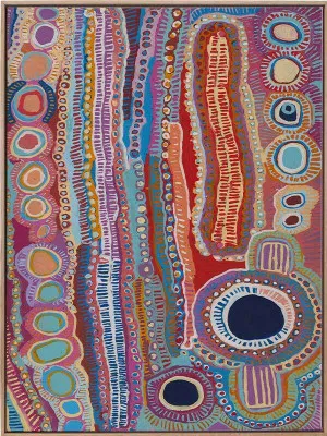 Malikijarra Jukurrpa Canvas Art Print by Urban Road, a Aboriginal Art for sale on Style Sourcebook