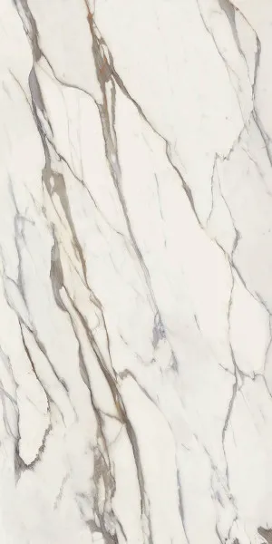 Infinity Marble Calacatta Gold Polished Porcelain Slab Tile by Tile Republic, a Stone Look Tiles for sale on Style Sourcebook
