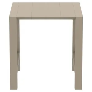 Siesta Vegas Commercial Grade Outdoor Extendible Bar Table, 100-140cm, Taupe by Siesta, a Tables for sale on Style Sourcebook