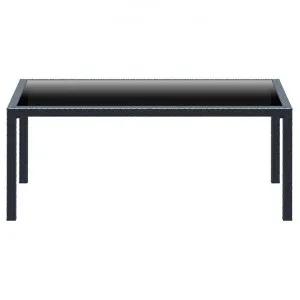 Siesta Tahiti Glass Top Outdoor Dining Table, 180cm, Anthracite by Siesta, a Tables for sale on Style Sourcebook