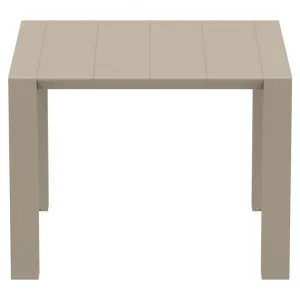 Siesta Vegas Commercial Grade Outdoor Extendible Dining Table, 100-140cm, Taupe by Siesta, a Tables for sale on Style Sourcebook
