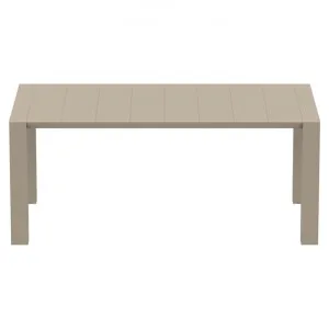 Siesta Vegas Commercial Grade Outdoor Extendible Dining Table, 180-220cm, Taupe by Siesta, a Tables for sale on Style Sourcebook