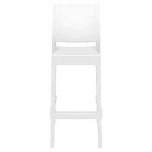 Siesta Maya Commercial Grade Indoor / Outdoor Bar Stool, White by Siesta, a Bar Stools for sale on Style Sourcebook