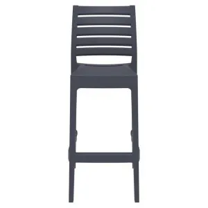 Siesta Ares Commercial Grade Indoor / Outdoor Bar Stool, Anthracite by Siesta, a Bar Stools for sale on Style Sourcebook