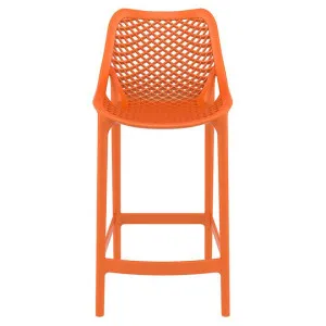 Siesta Air Commercial Grade Indoor / Outdoor Counter Stool, Orange by Siesta, a Bar Stools for sale on Style Sourcebook