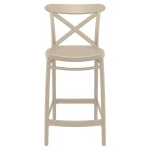 Siesta Cross Indoor / Outdoor Counter Stool, Taupe by Siesta, a Bar Stools for sale on Style Sourcebook