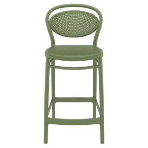 Siesta Marcel Indoor / Outdoor Counter Stool, Olive Green by Siesta, a Bar Stools for sale on Style Sourcebook
