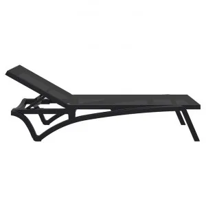 Siesta Pacific Commercial Grade Sun Lounger, Black by Siesta, a Outdoor Sunbeds & Daybeds for sale on Style Sourcebook