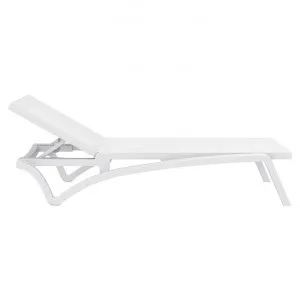 Siesta Pacific Commercial Grade Sun Lounger, White by Siesta, a Outdoor Sunbeds & Daybeds for sale on Style Sourcebook
