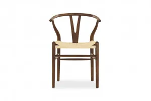 Ark Wishbone Dining Chair Walnut & Natural Oak, by Lounge Lovers by Lounge Lovers, a Dining Chairs for sale on Style Sourcebook