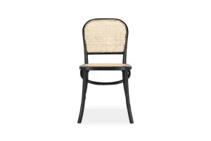 Cafe Black and Natural Classic Dining Chair, Oak, by Lounge Lovers by Lounge Lovers, a Dining Chairs for sale on Style Sourcebook