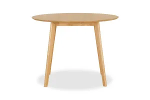 Otis Round Scandinavian Dining Table, White Oak With Mdf Core, by Lounge Lovers by Lounge Lovers, a Dining Tables for sale on Style Sourcebook