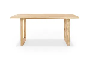 Bronte Brushed 150cm Coastal Dining Table, Solid American Timber Oak, by Lounge Lovers by Lounge Lovers, a Dining Tables for sale on Style Sourcebook