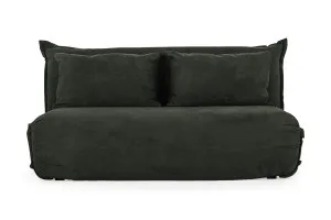 Happy Modern 2 Seat Sofa Bed, Green Fabric, by Lounge Lovers by Lounge Lovers, a Sofa Beds for sale on Style Sourcebook