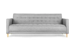Alexis Modern 3 Seat Sofa Bed, Light Grey Fabric, by Lounge Lovers by Lounge Lovers, a Sofa Beds for sale on Style Sourcebook