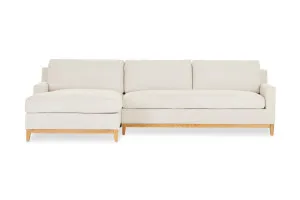 Cove Modern Left-Hand Corner Sofa Bed, Beige Fabric, by Lounge Lovers by Lounge Lovers, a Sofa Beds for sale on Style Sourcebook