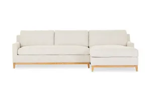 Cove Modern Right-Hand Corner Sofa Bed, Beige Fabric, by Lounge Lovers by Lounge Lovers, a Sofa Beds for sale on Style Sourcebook