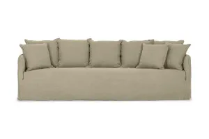 Bronte Coastal 4 Seat Sofa, Green Fabric, by Lounge Lovers by Lounge Lovers, a Sofas for sale on Style Sourcebook