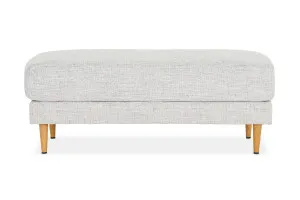 Lisa Modern Ottoman, Light Grey, by Lounge Lovers by Lounge Lovers, a Ottomans for sale on Style Sourcebook