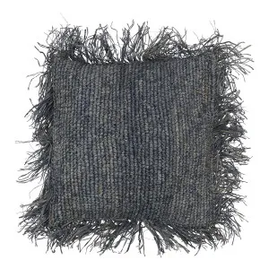 Raffia Cushion Cover 50x50cm in Grey by OzDesignFurniture, a Cushions, Decorative Pillows for sale on Style Sourcebook