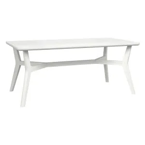 Torrens Dining Table 220cm in White by OzDesignFurniture, a Dining Tables for sale on Style Sourcebook