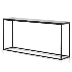 Chelsa 1.6m Console Table - Full Black by Interior Secrets - AfterPay Available by Interior Secrets, a Console Table for sale on Style Sourcebook