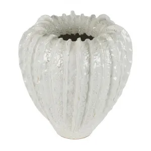 Lufa Ceramic Vase, White by Florabelle, a Vases & Jars for sale on Style Sourcebook