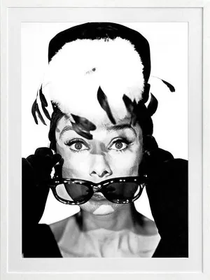 Audrey Hepburn Framed Art Print by Urban Road, a Prints for sale on Style Sourcebook
