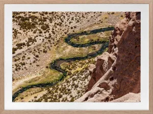Winding River Framed Art Print by Urban Road, a Prints for sale on Style Sourcebook