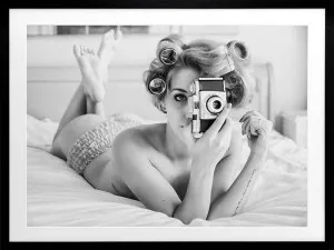 Candid Camera Framed Art Print by Urban Road, a Prints for sale on Style Sourcebook