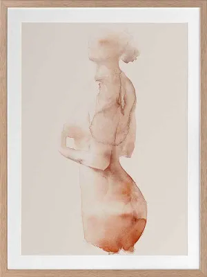 Flawless Female Peach II Framed Art Print by Urban Road, a Prints for sale on Style Sourcebook