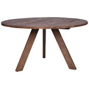 Jenolan Elm Timber Round Dining Table, 140cm by Affinity Furniture, a Dining Tables for sale on Style Sourcebook