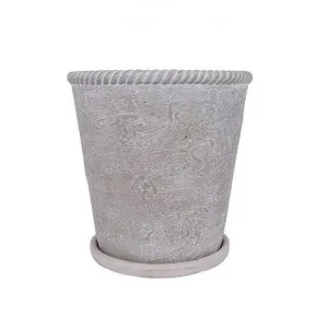 Salins Rope Handmade Terracotta Planter, Small, Grey by French Country Collection, a Plant Holders for sale on Style Sourcebook