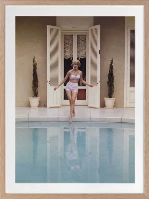 Poolside Glamour III Framed Art Print by Urban Road, a Prints for sale on Style Sourcebook
