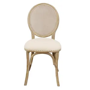 Maretta Fabric & Elm Timber French Dining Chair by French Country Collection, a Dining Chairs for sale on Style Sourcebook