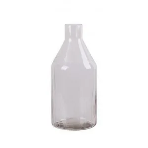 Laudes Etched Glass Bottole Vase, Large by Provencal Treasures, a Vases & Jars for sale on Style Sourcebook