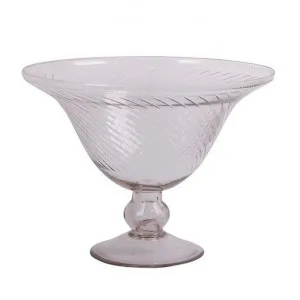 Swirl Glass Trifle Bowl by French Country Collection, a Bowls for sale on Style Sourcebook